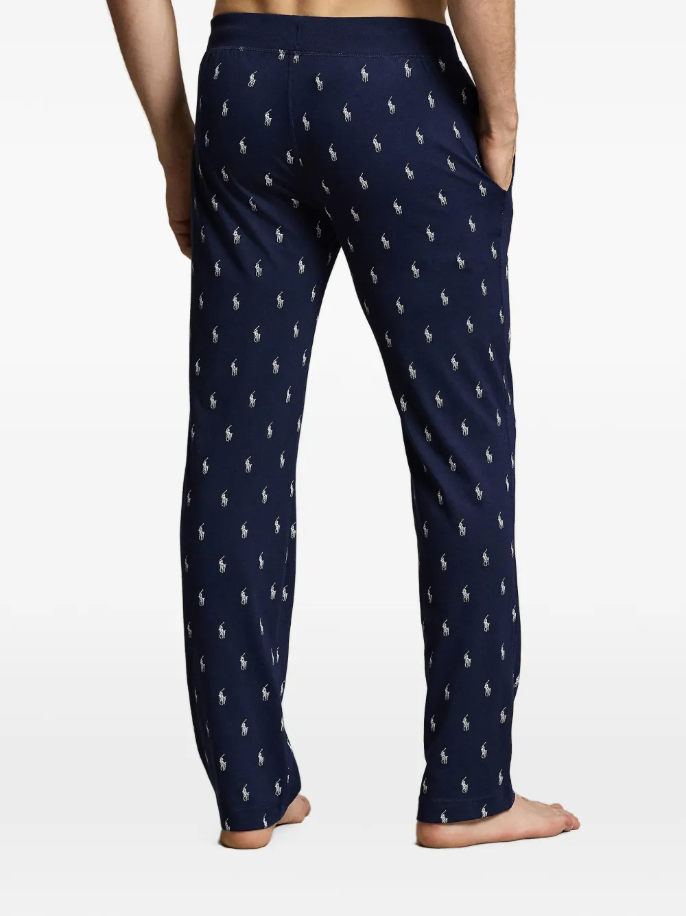 Polo Ralph Lauren Signature Pony jersey pyjamabroek Blauw