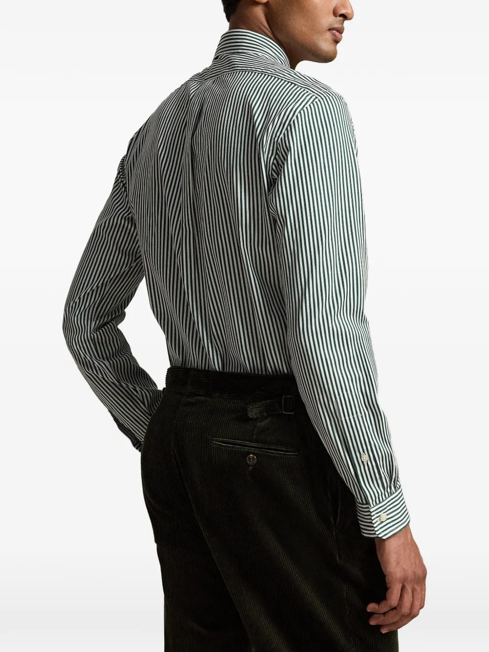 Polo Ralph Lauren Gestreept popeline overhemd Groen