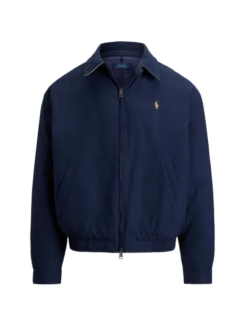 Polo Ralph Lauren logo-embroidered shirt jacket