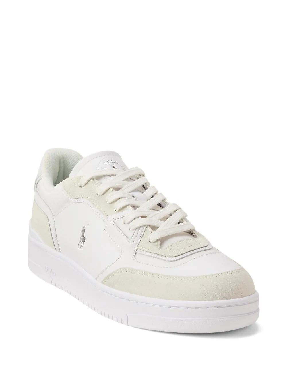 Polo Ralph Lauren Open Masters leren suède sneakers Wit