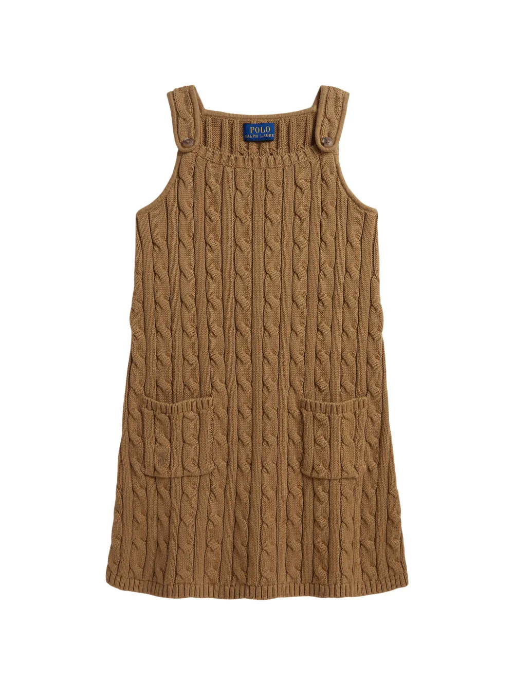 POLO RALPH LAUREN KIDS Abito smanicato - Marrone