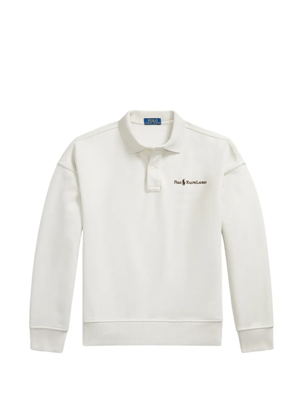 Polo Ralph Lauren relaxed fit logo collared sweatshirt - Toni neutri