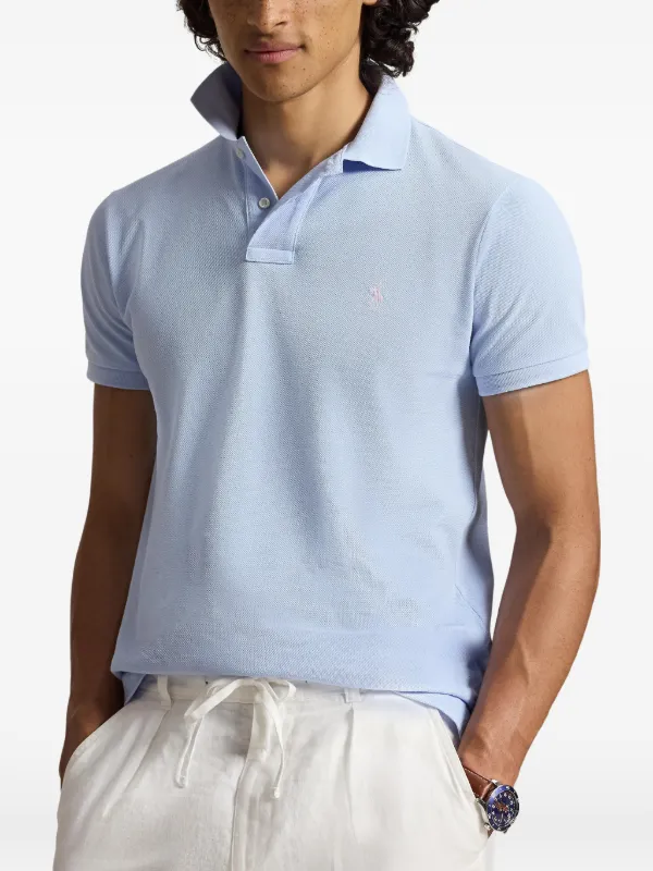 Polo Ralph Lauren Pony メッシュ ポロシャツ | ブルー | FARFETCH JP