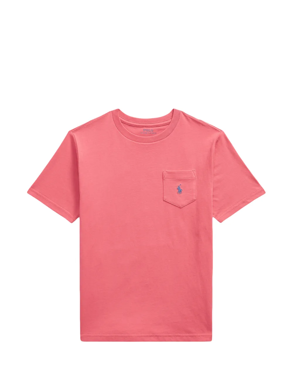 POLO RALPH LAUREN KIDS Pony-embroidered T-shirt - Rosa