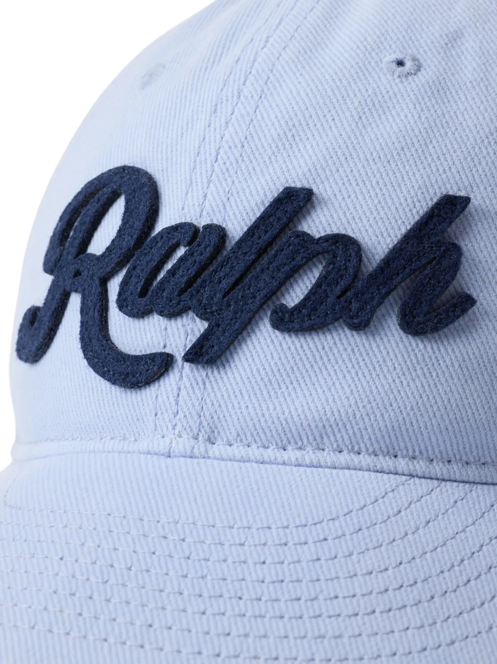 Polo Ralph Lauren Twill pet met logo-applicatie Blauw