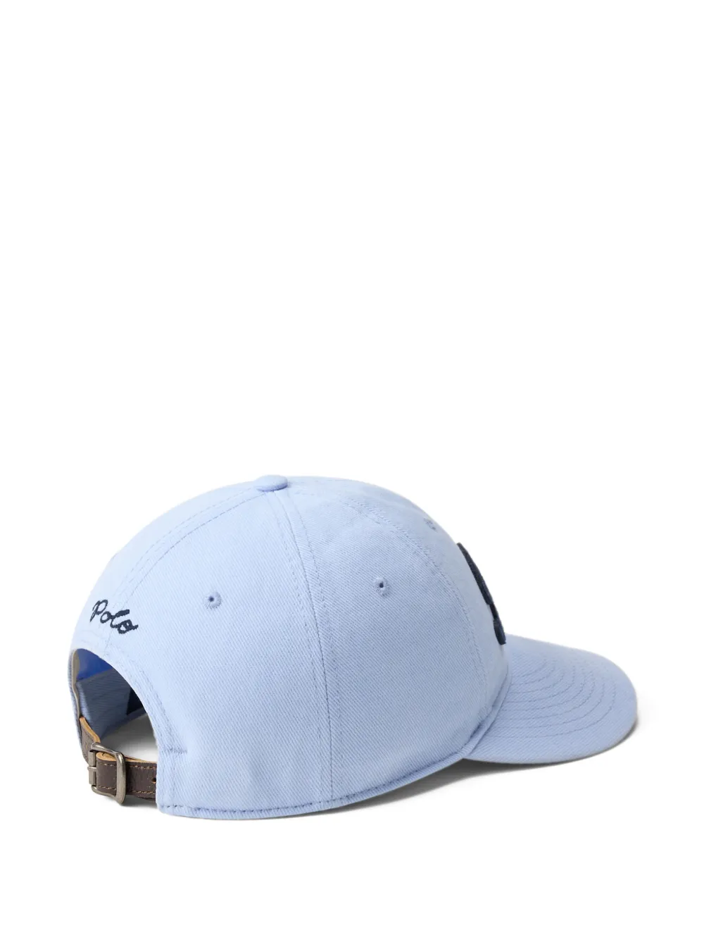 Polo Ralph Lauren Twill pet met logo-applicatie Blauw