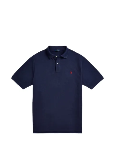 Polo Ralph Lauren camisa de algodón en canalé con poni