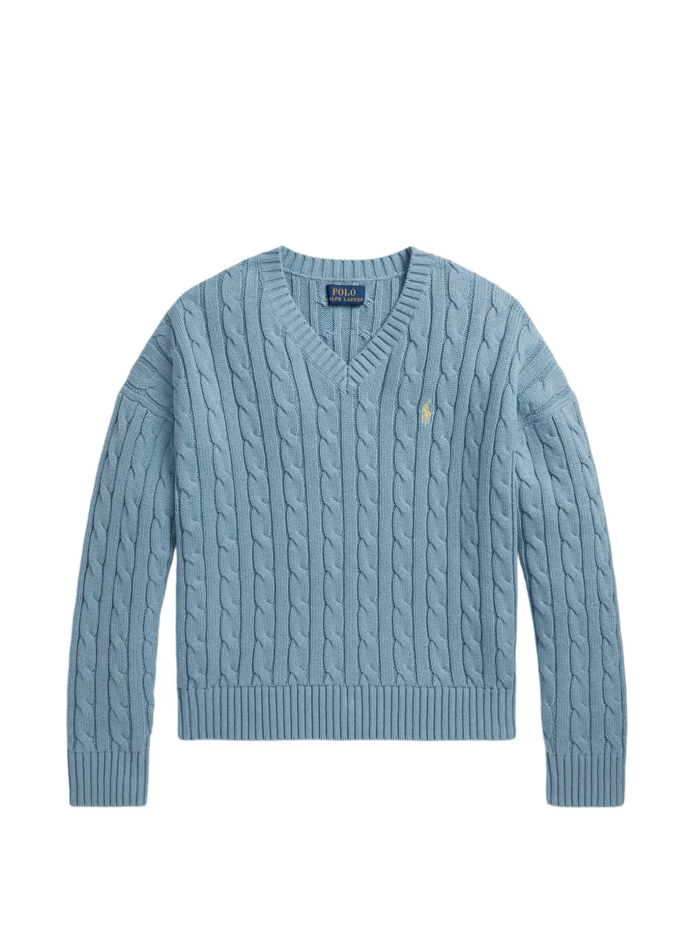 POLO RALPH LAUREN KIDS Maglione con scollo a V - Blu