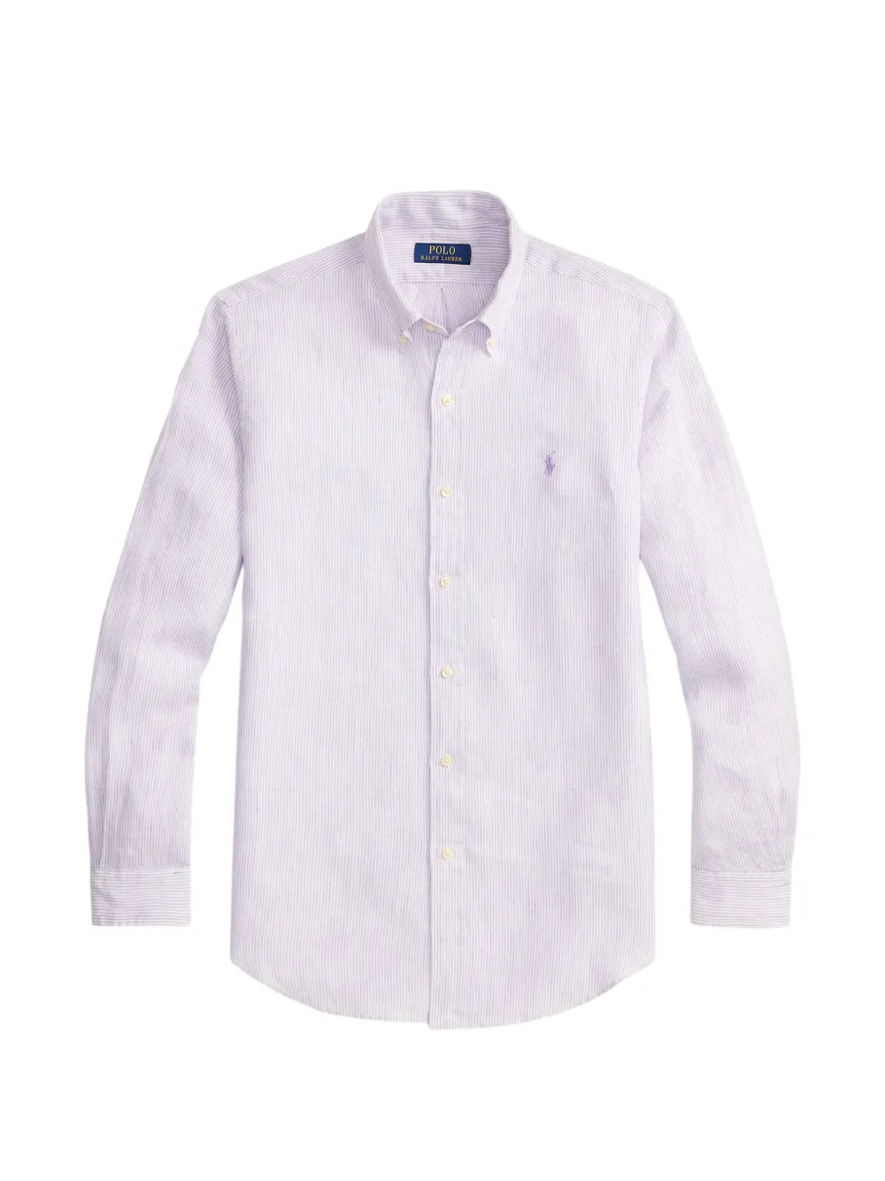 Polo Ralph Lauren Camicia a righe con ricamo - Viola