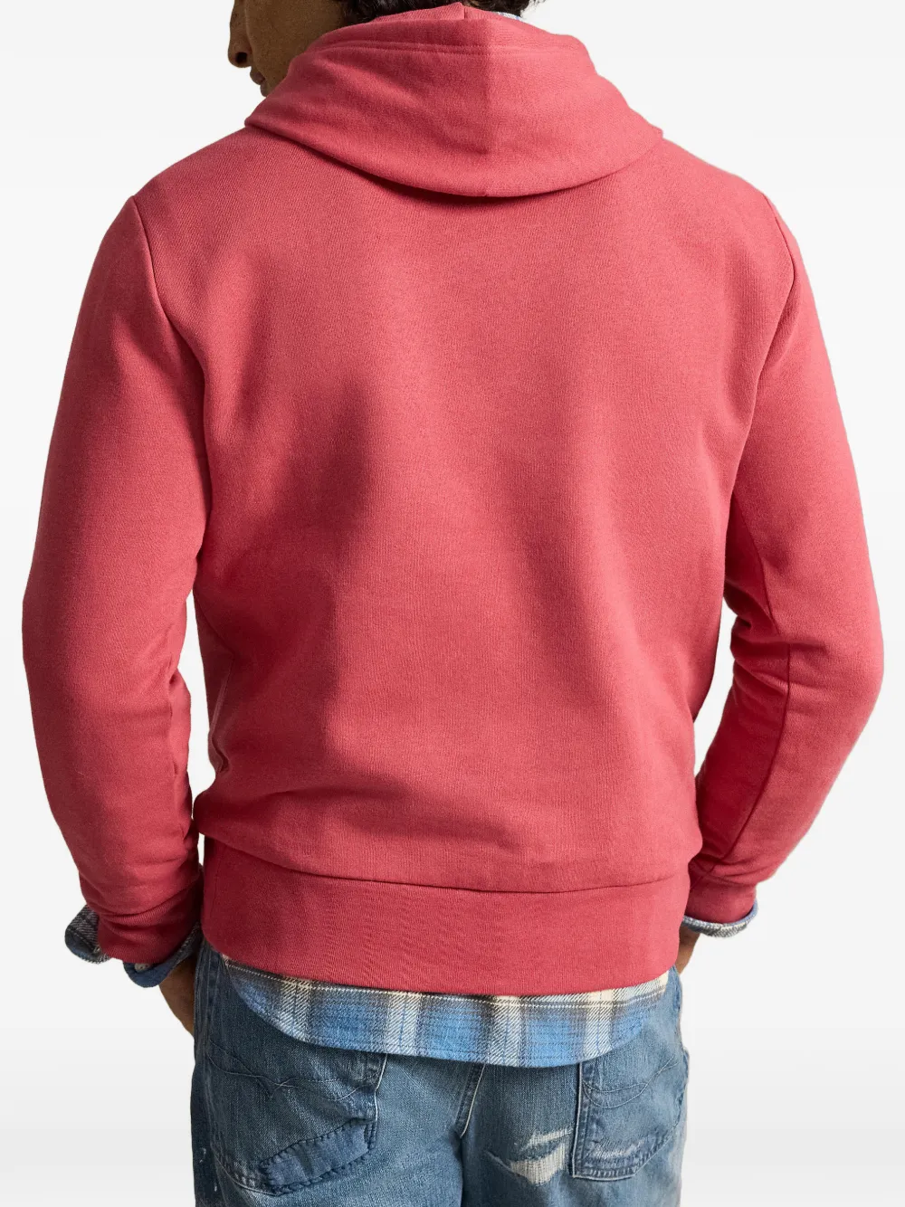 Polo Ralph Lauren Hoodie met logoprint en trekkoord Rood