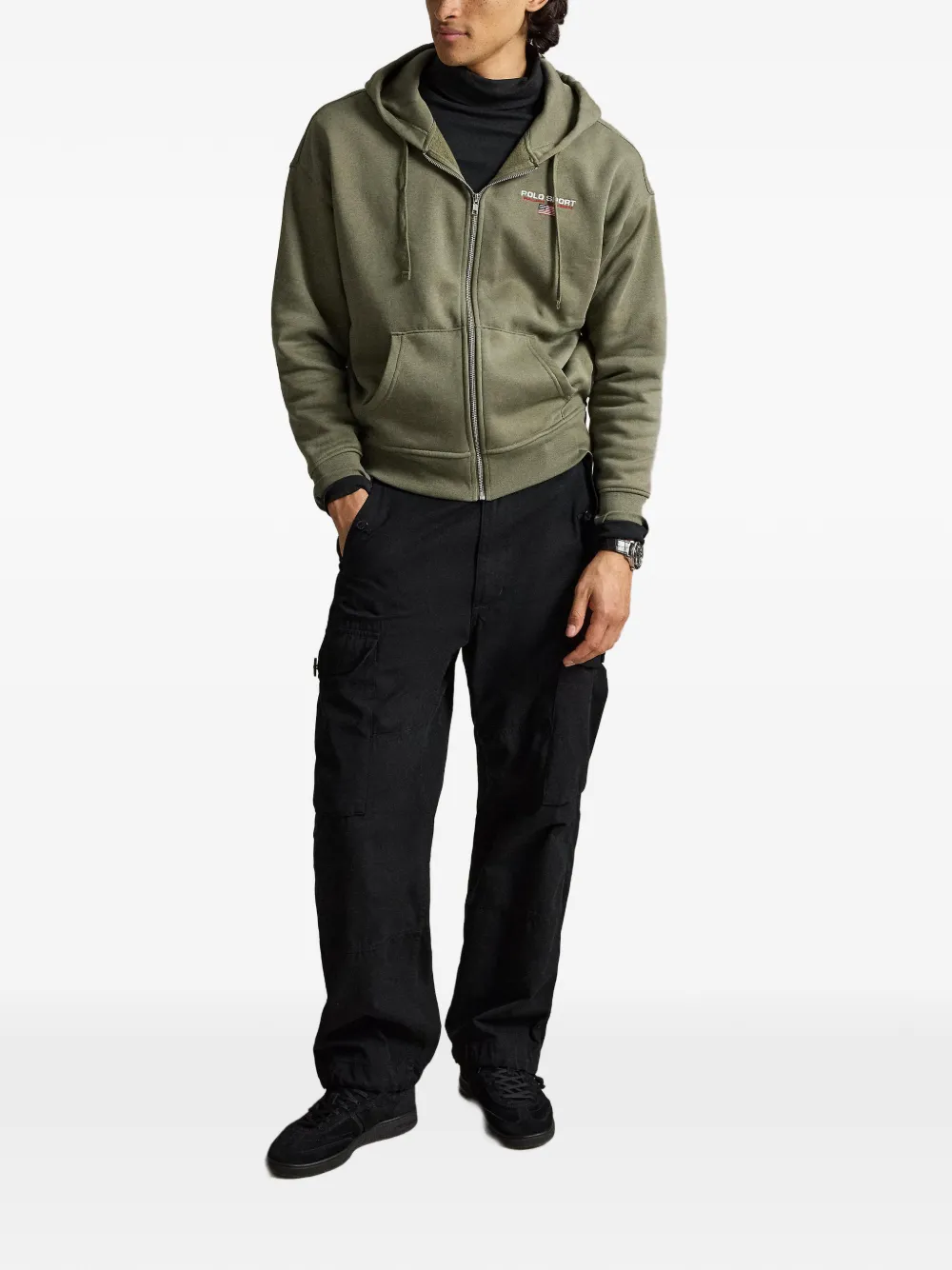 Polo Ralph Lauren Hoodie met geborduurd logo Groen