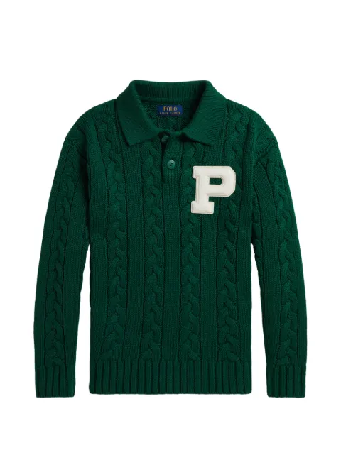 POLO RALPH LAUREN KIDS cable-knit sweater