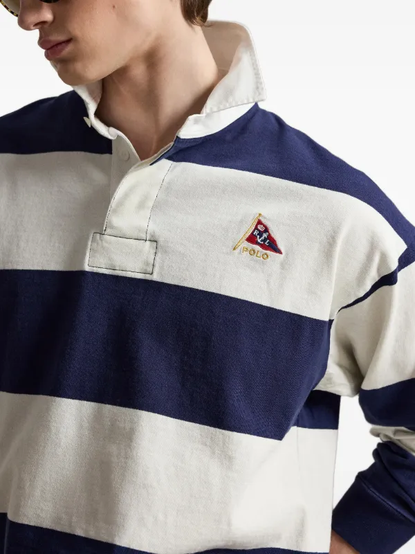 Polo Ralph Lauren ストライプ ラガーシャツ | ブルー | FARFETCH JP