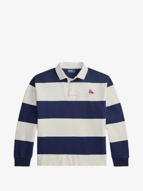 Polo Ralph Lauren chemise de rugby Big Fit à rayures