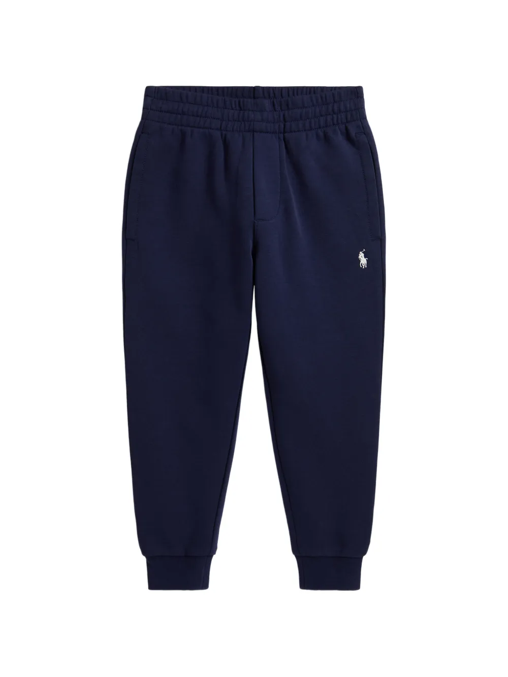 POLO RALPH LAUREN KIDS Pantaloni sportivi con logo ricamato - Blu
