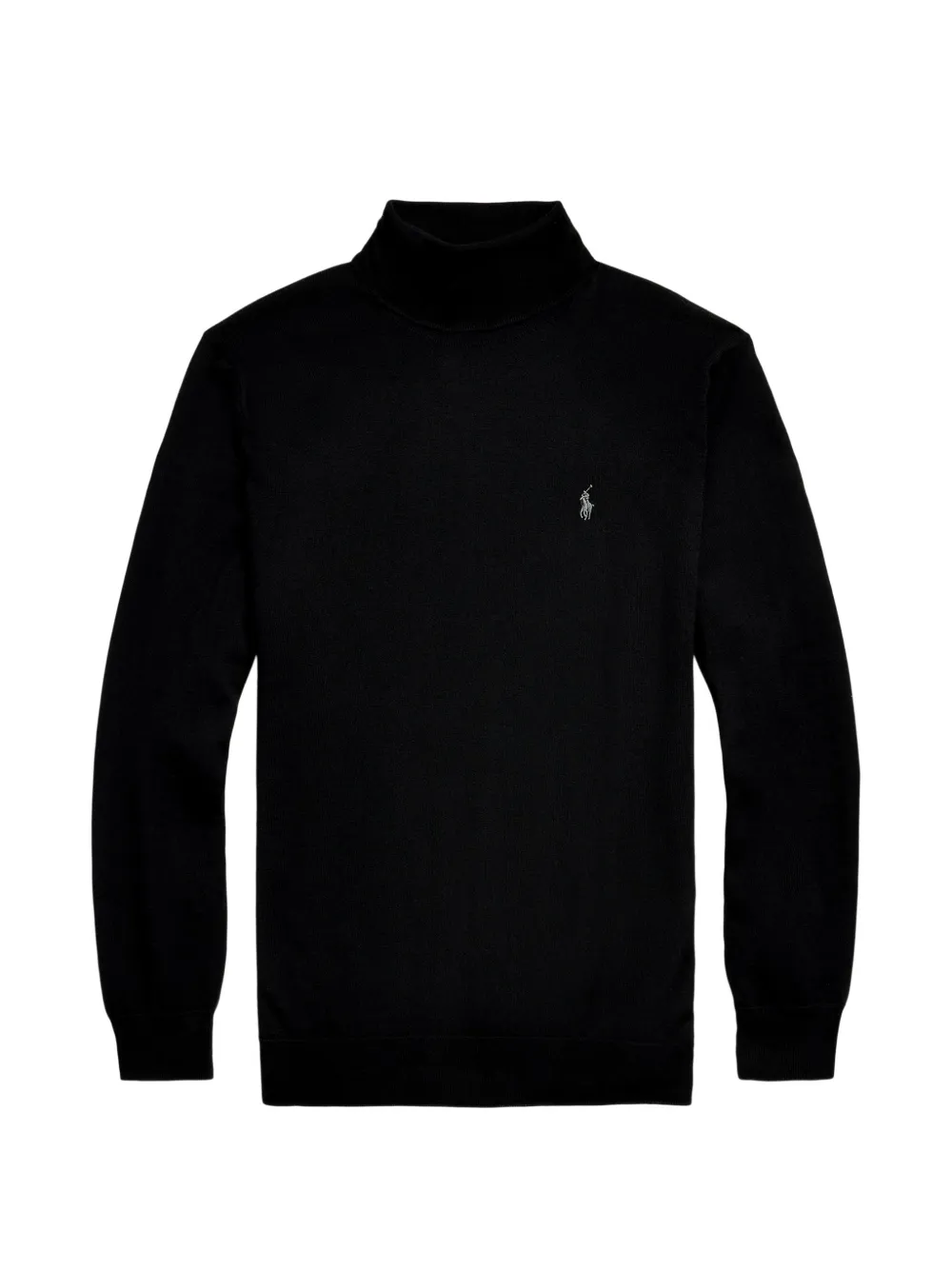 Polo Ralph Lauren Maglione a collo alto con ricamo - Nero