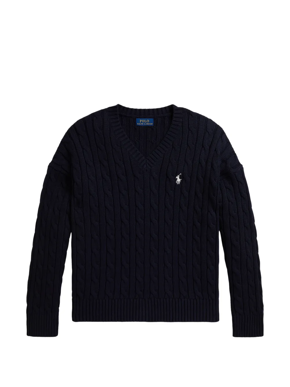 POLO RALPH LAUREN KIDS Maglione con scollo a V - Blu