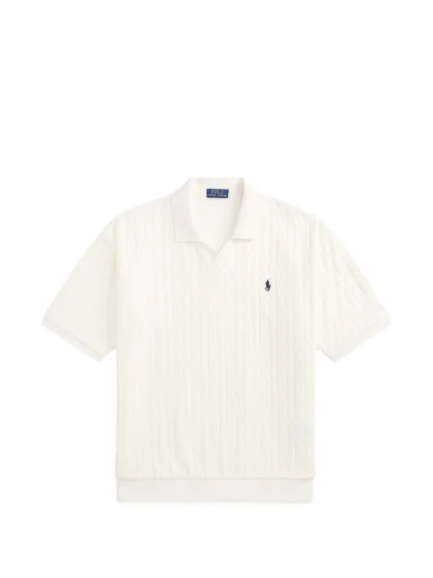 Polo Ralph Lauren cable-knit Johnny collar sweater