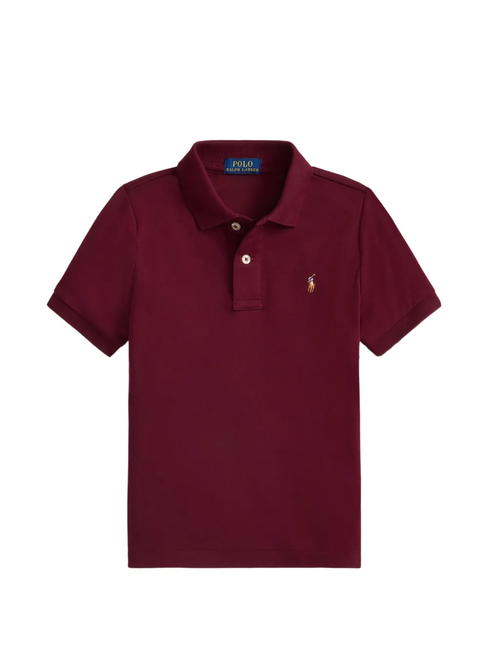 POLO RALPH LAUREN KIDS Polo con ricamo - Rosso