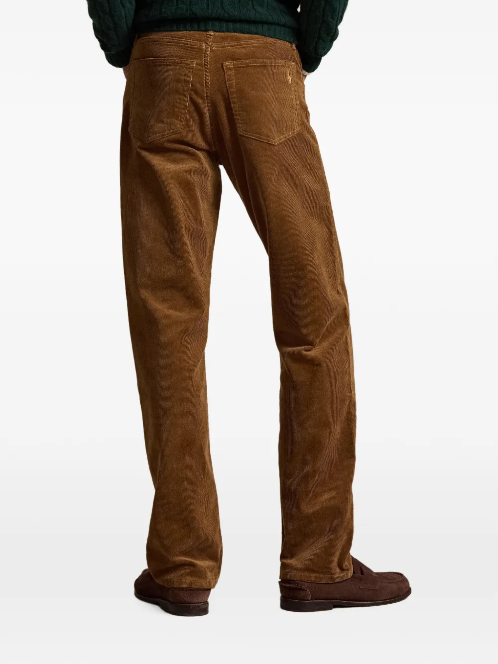 Polo Ralph Lauren Hampton straight ribfluwelen broek Bruin