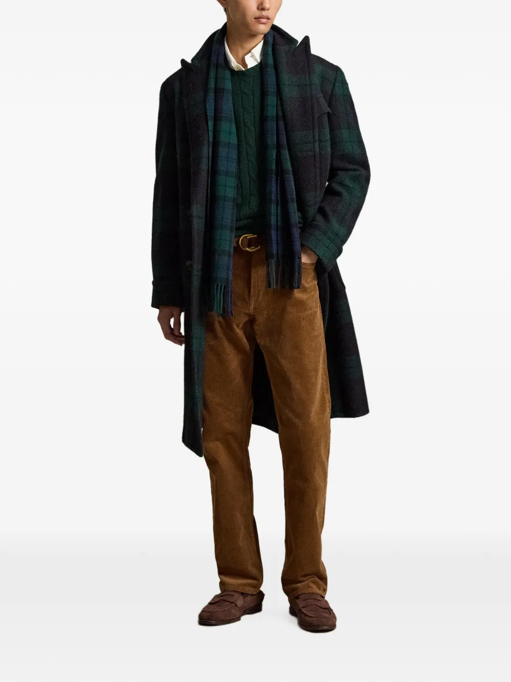 Polo Ralph Lauren Hampton straight ribfluwelen broek Bruin