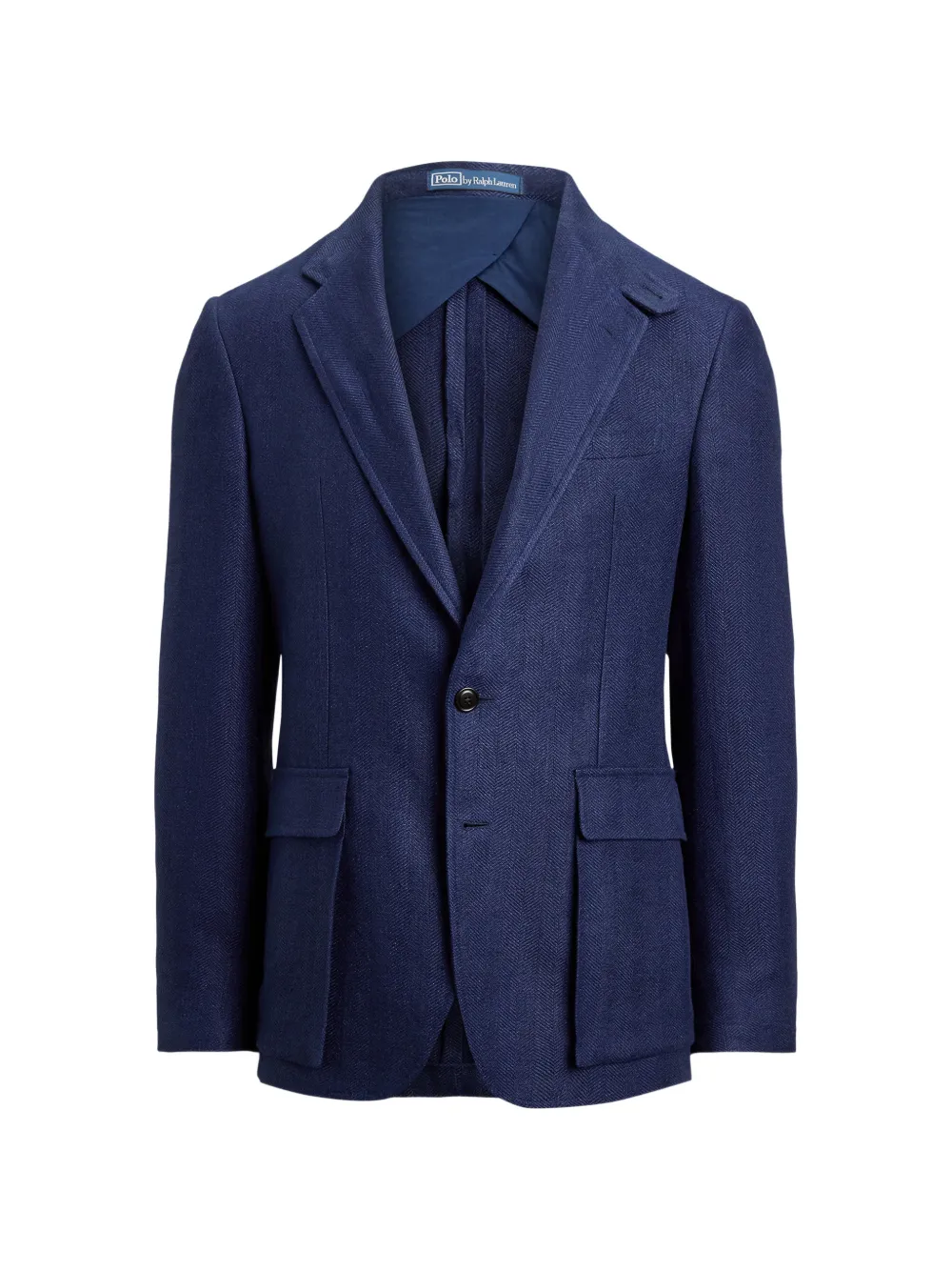Polo Ralph Lauren RL67 jack met visgraatpatroon Blauw