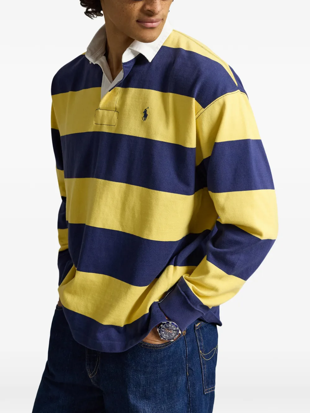 Polo Ralph Lauren Gestreept poloshirt Blauw