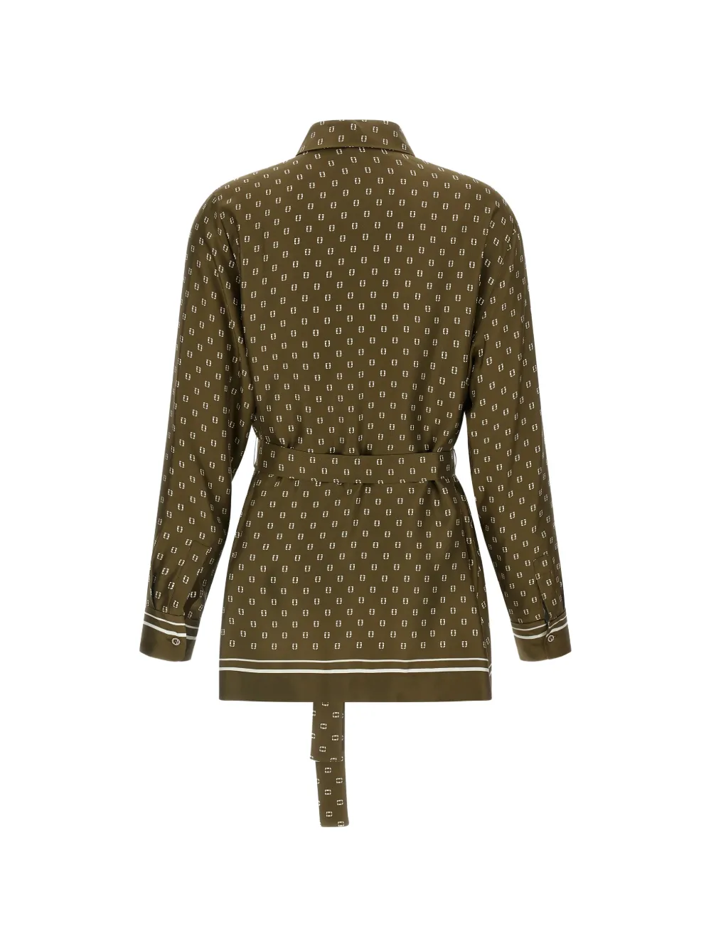 Printed Belted Shirt