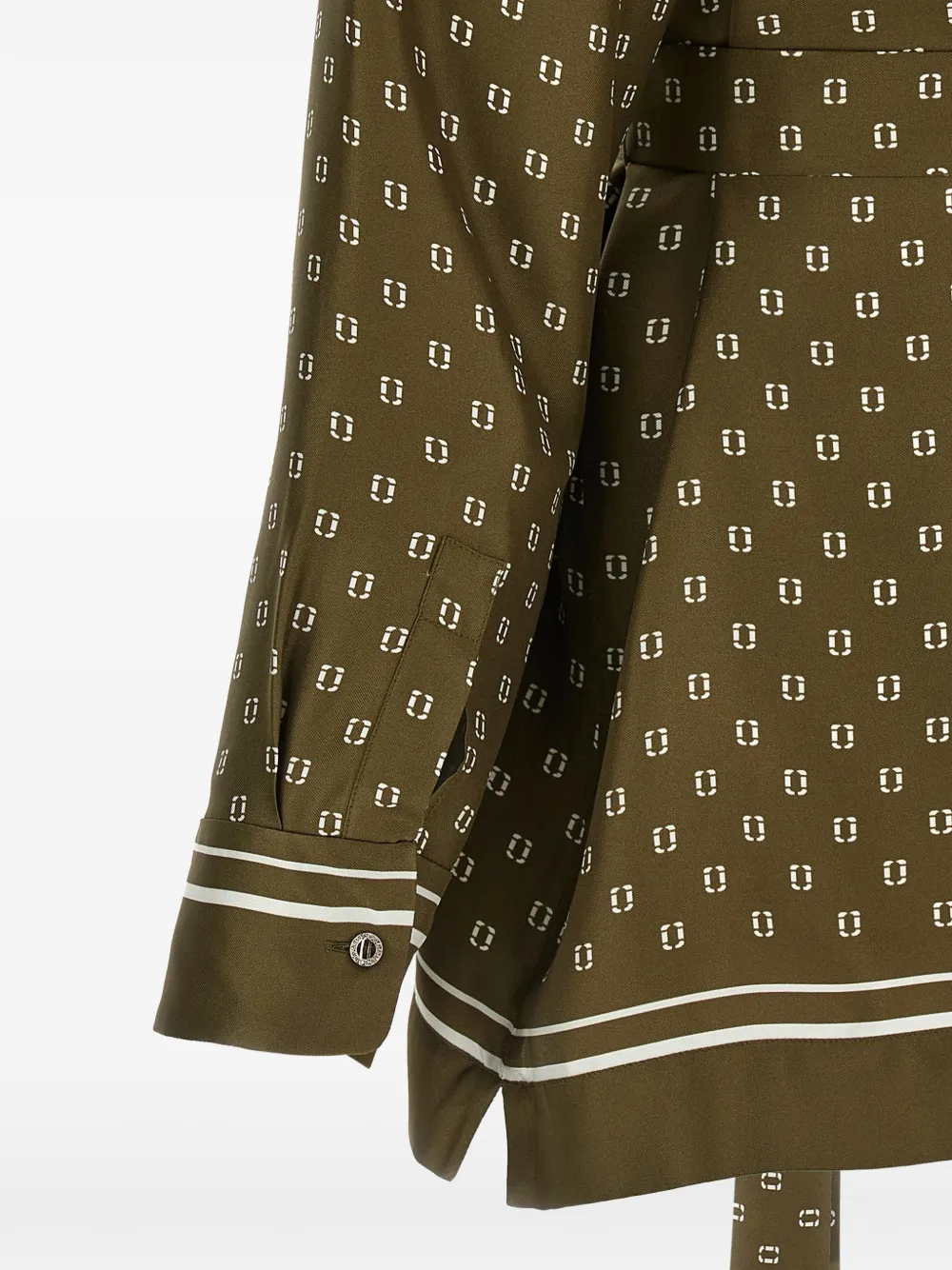 Printed Belted Shirt