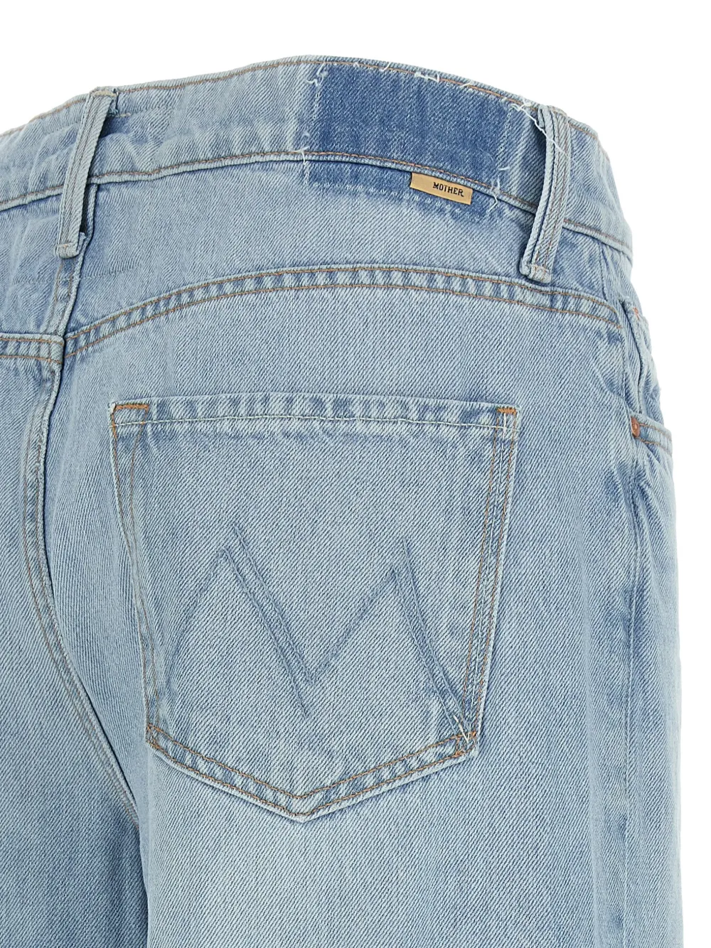 MOTHER Ruimvallende jeans met vijf zakken Blauw