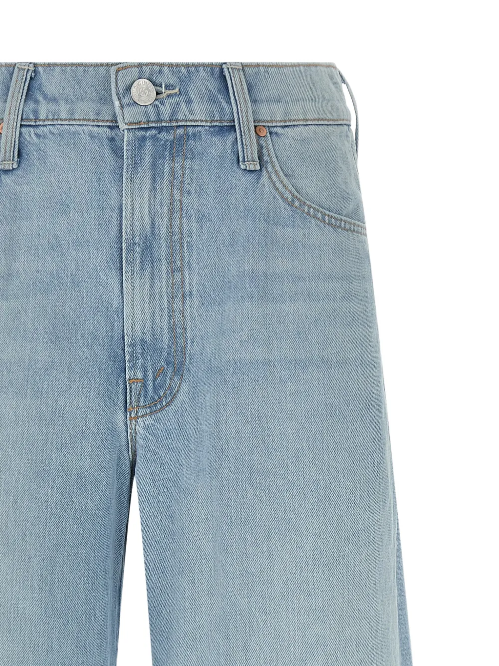 MOTHER Ruimvallende jeans met vijf zakken Blauw