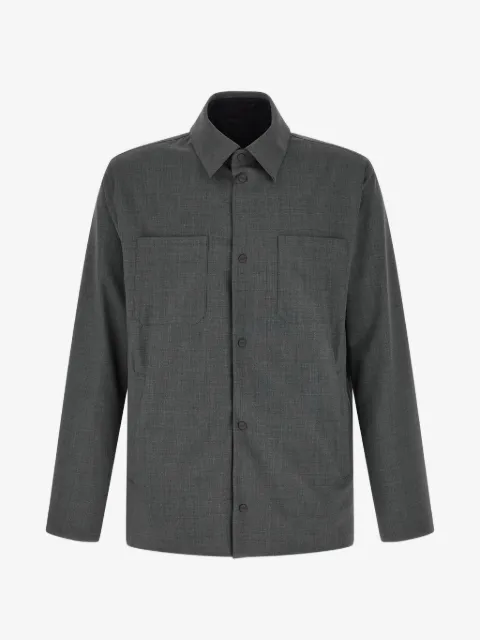 Herno reversible patch-pocket overshirt
