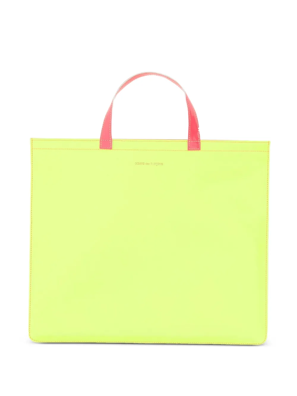 Comme Des Garçons Wallet Super Fluo leather tote bag · OS