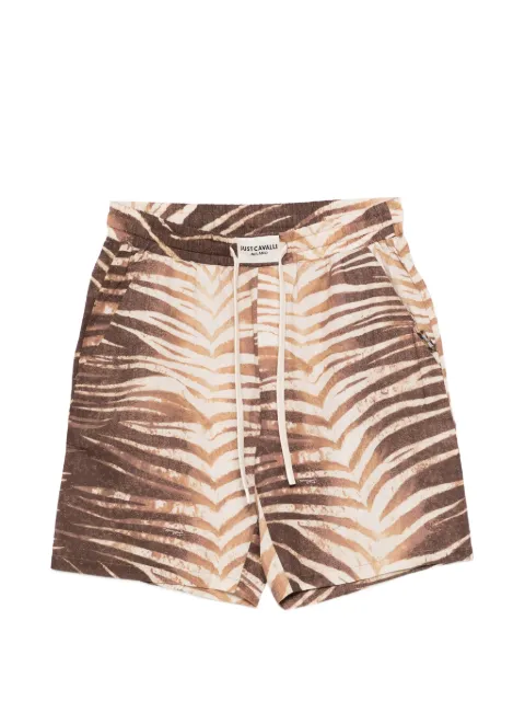 Just Cavalli drawstring printed shorts