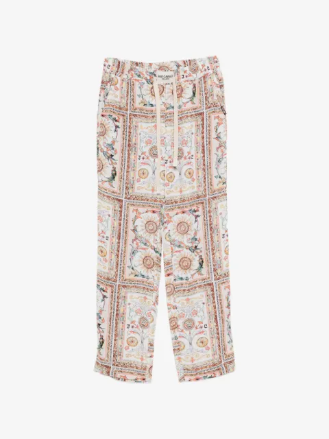 Just Cavalli drawstring printed trousers