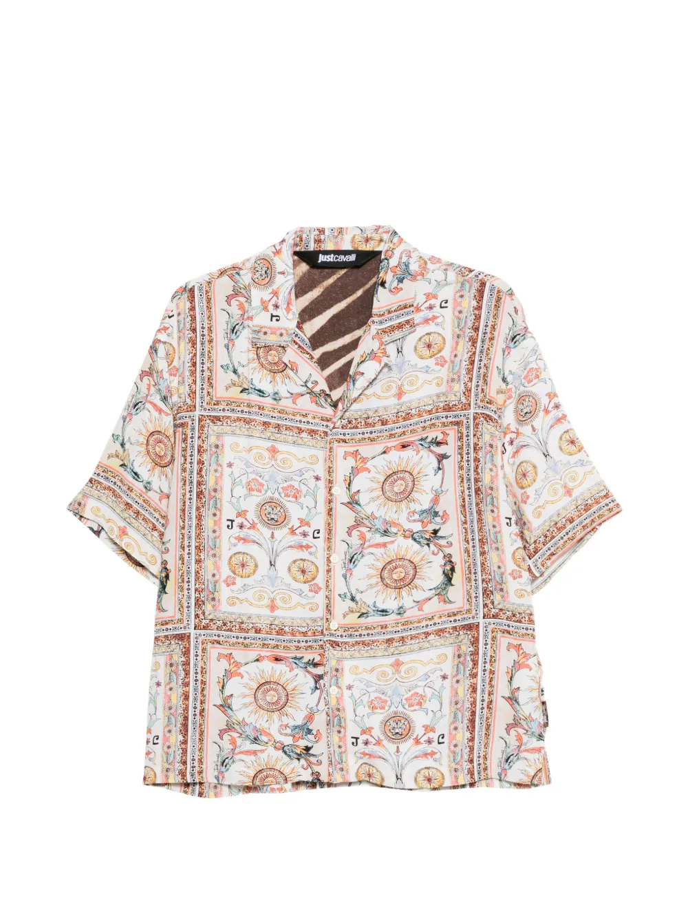 Just Cavalli patterned shirt - Bianco