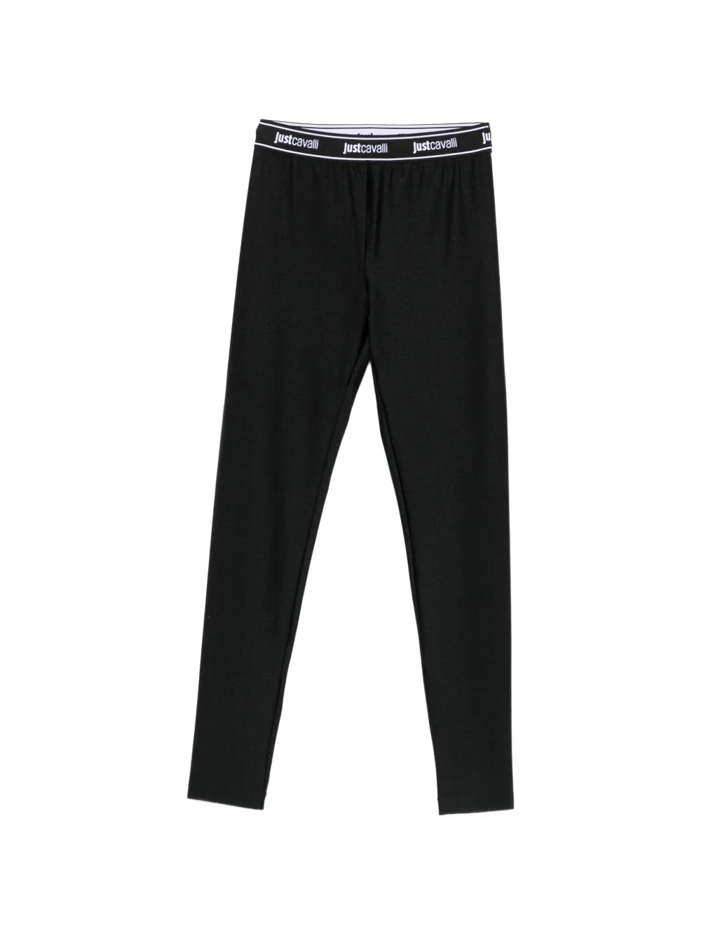 Just Cavalli logo-waistband leggings - Nero