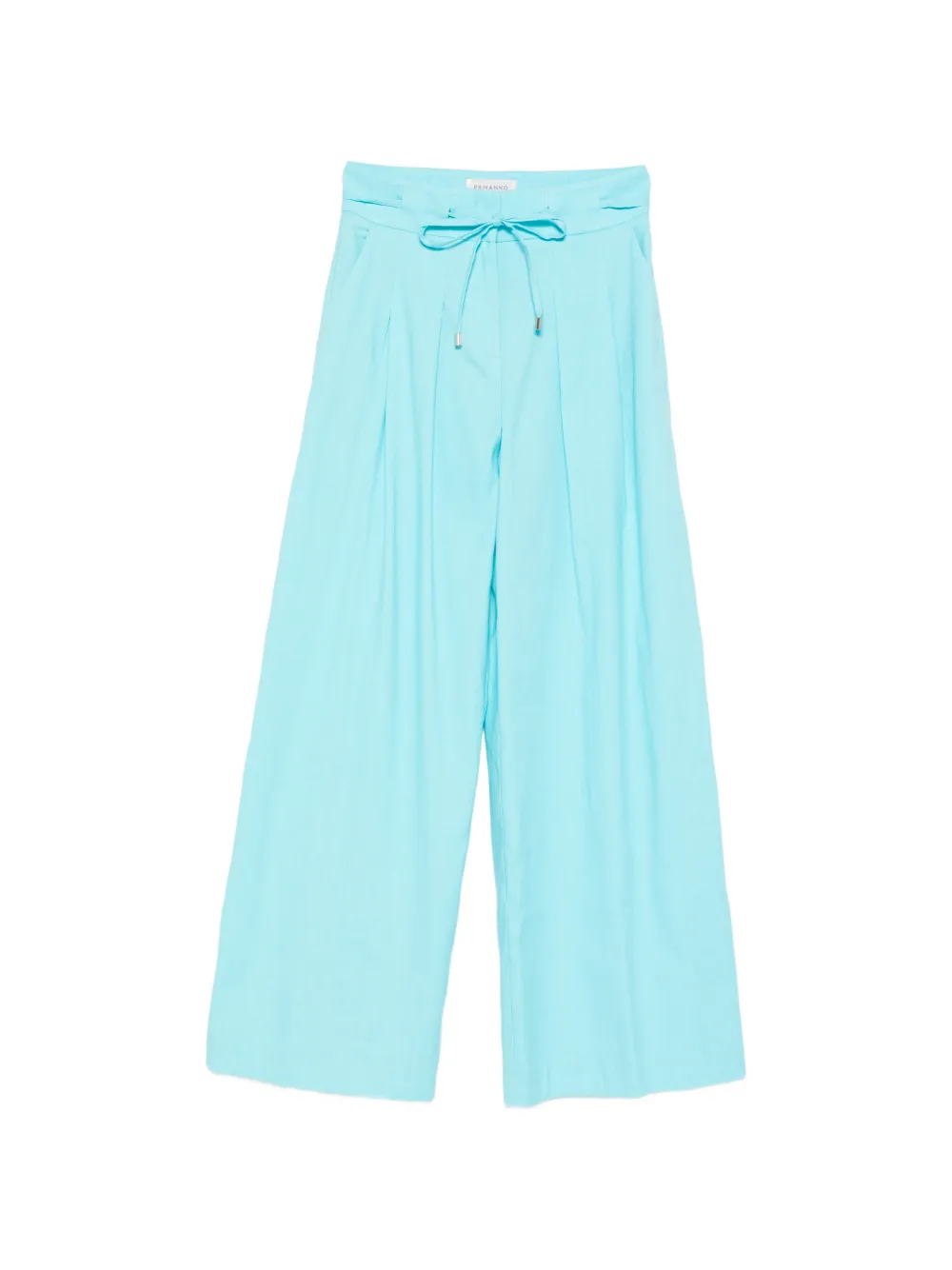 ERMANNO FIRENZE drawstring pleated trousers - Blu