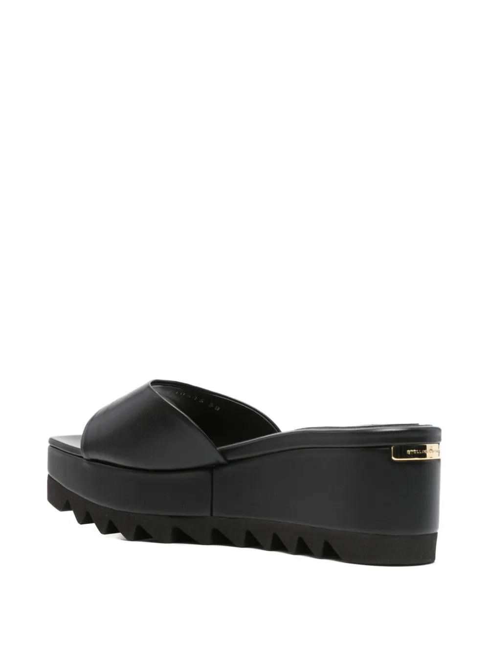 Stella McCartney Sandalen met vierkante neus Zwart