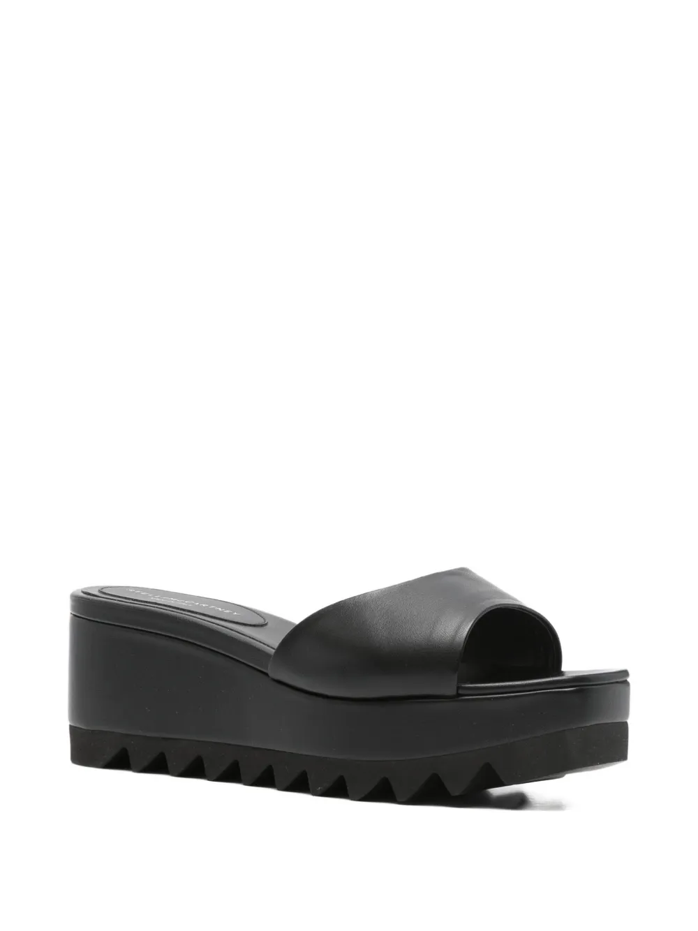 Stella McCartney Sandalen met vierkante neus Zwart