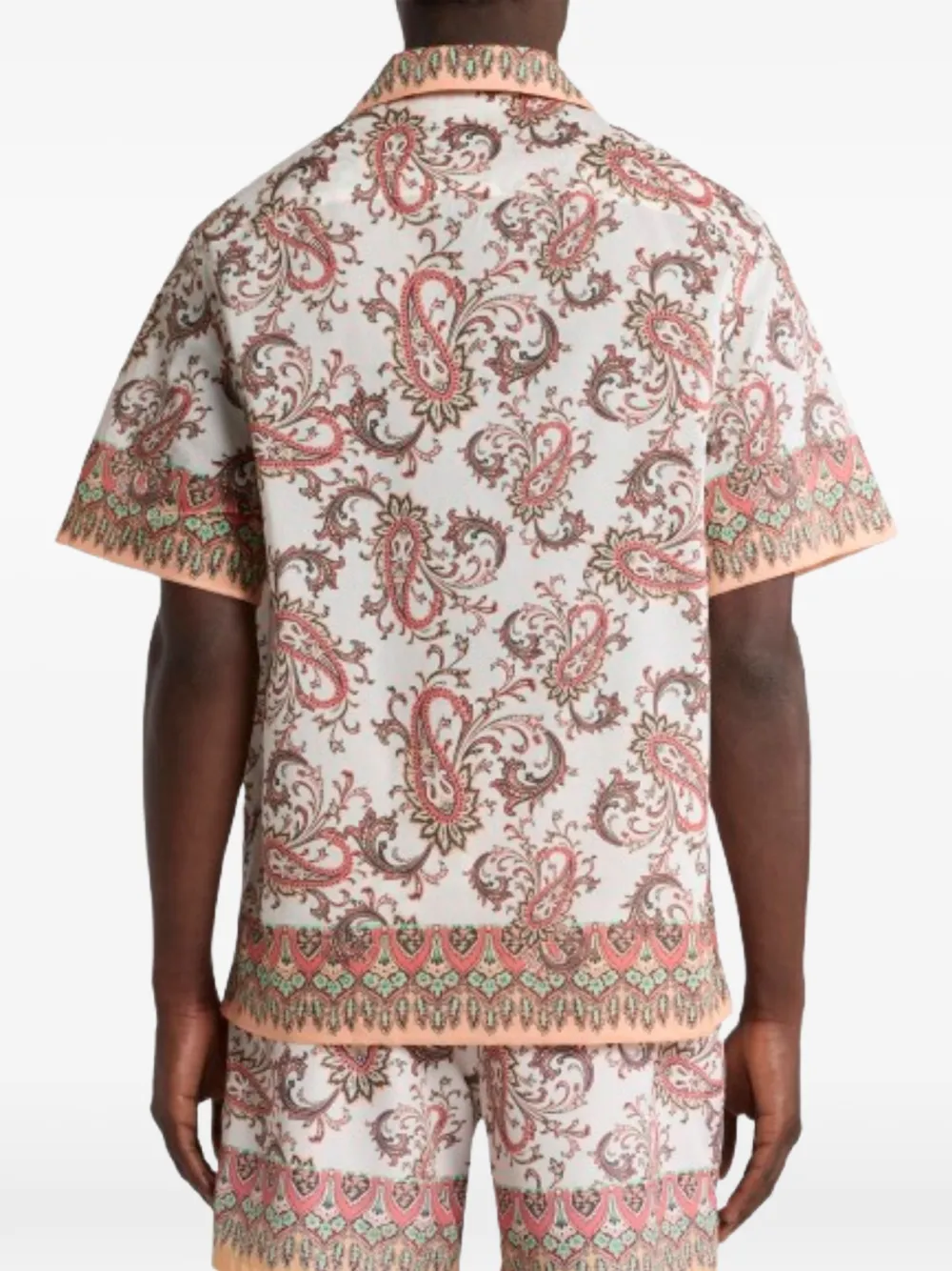 ETRO Overhemd met paisley-bloemen Beige