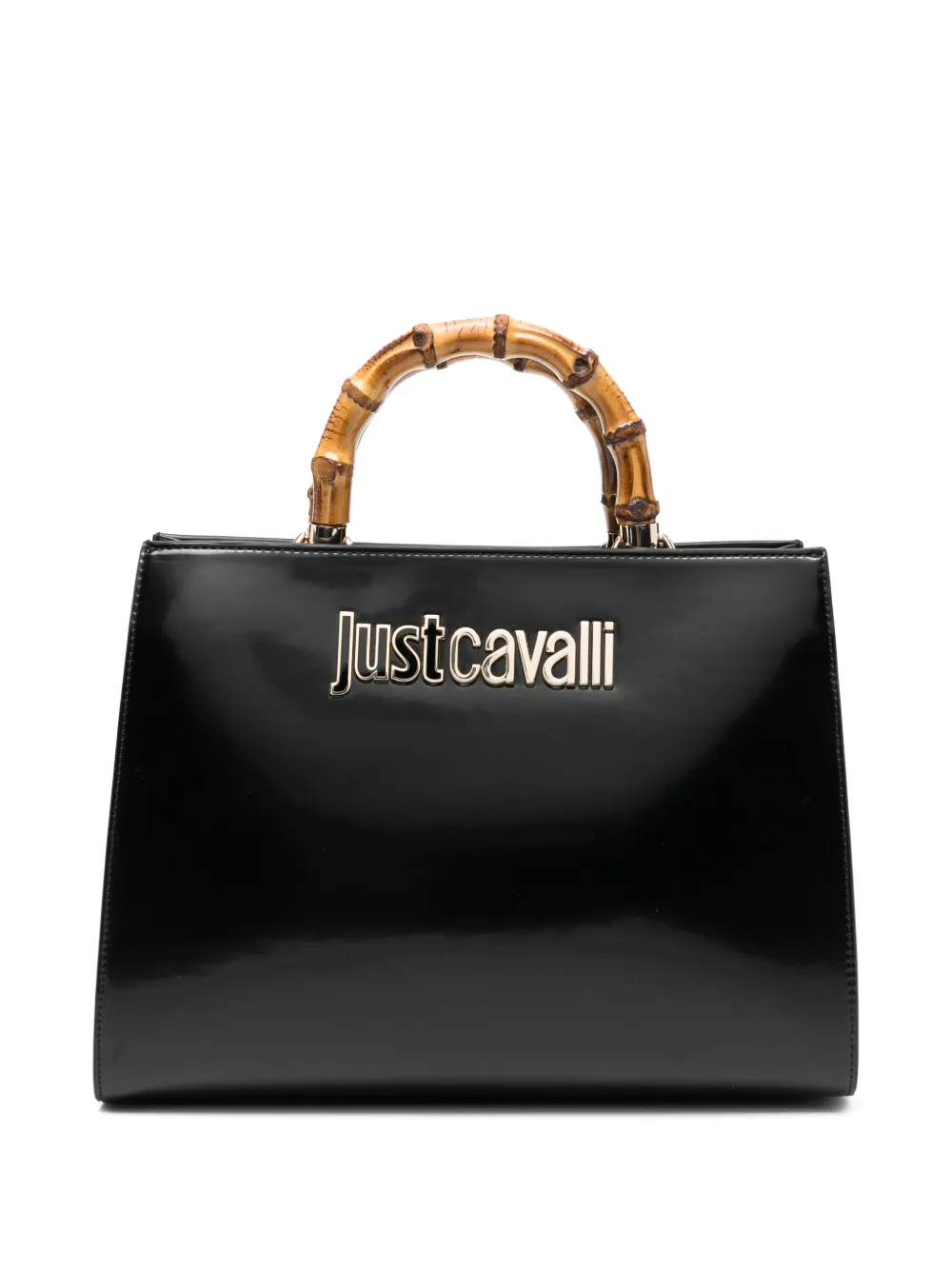 Just Cavalli logo-detail tote bag - Nero