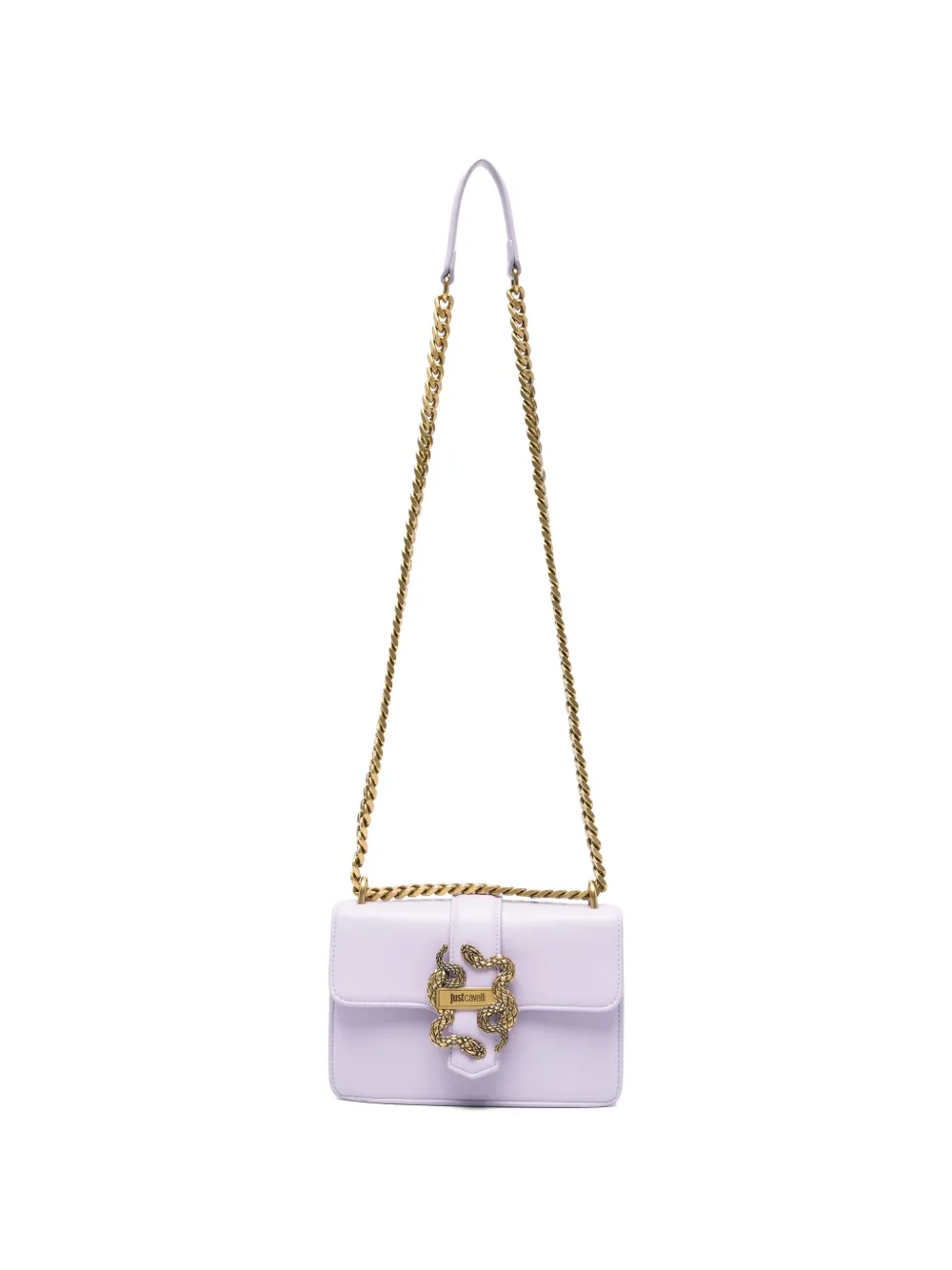 Just Cavalli snake-detail shoulder bag - Viola
