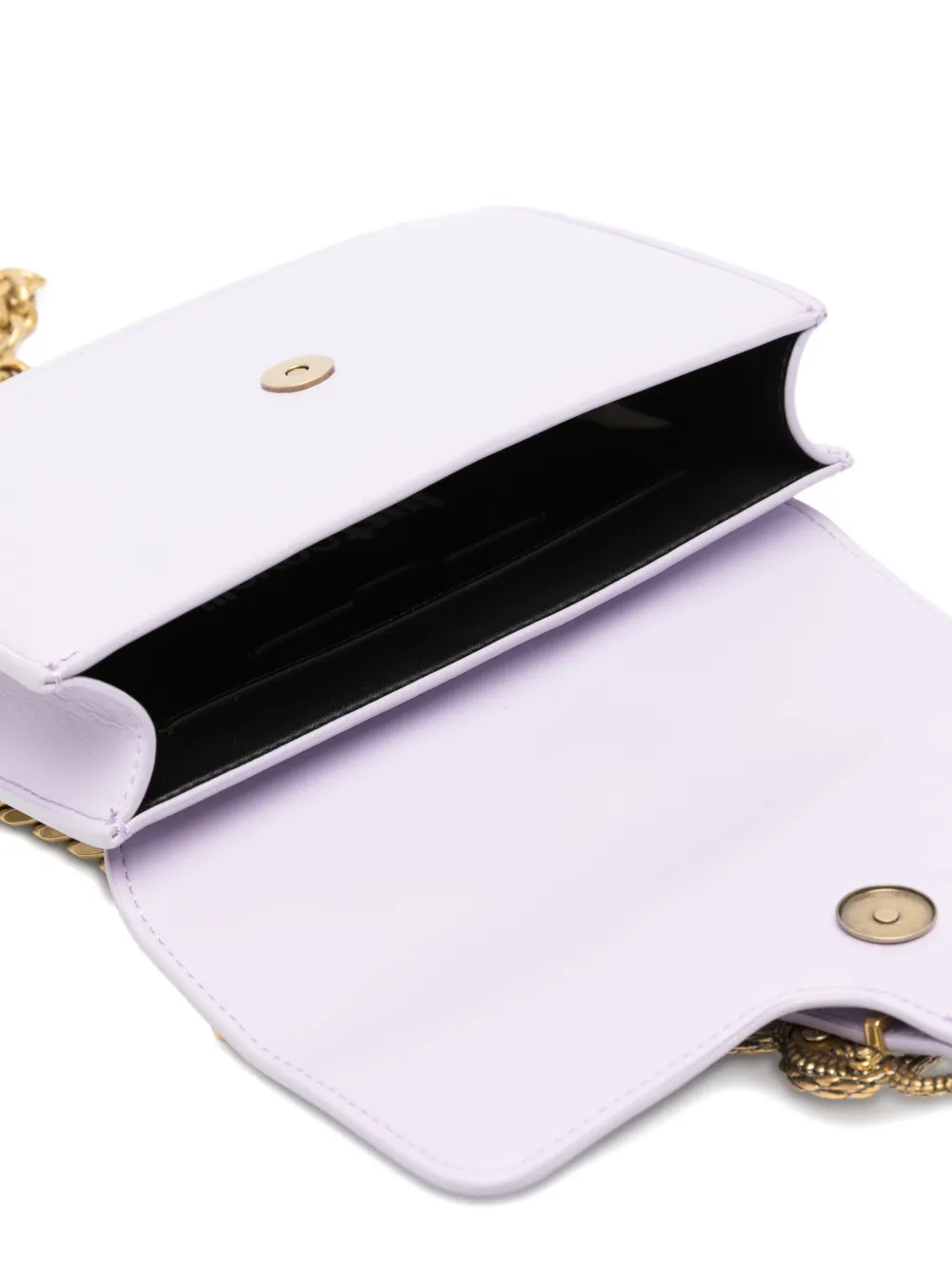Just Cavalli Schoudertas met slangendetail Paars