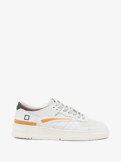 D.A.T.E. perforated leather sneakers