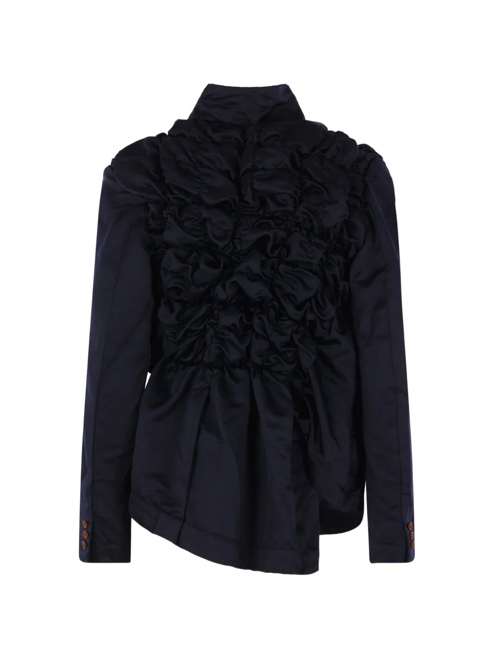 Comme Des Garçons ruffled-detail Jacket | Blue | FARFETCH ZA