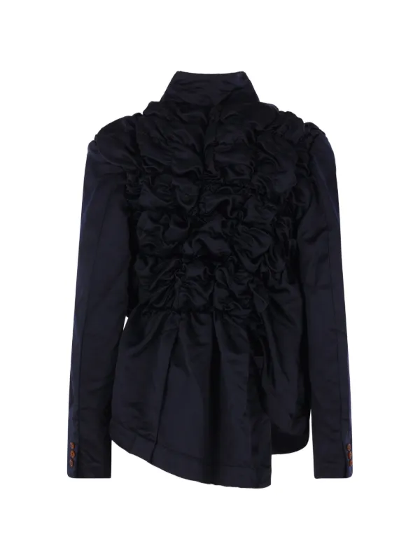 Comme Des Garçons ラッフルディテール ジャケット | ブルー | FARFETCH JP