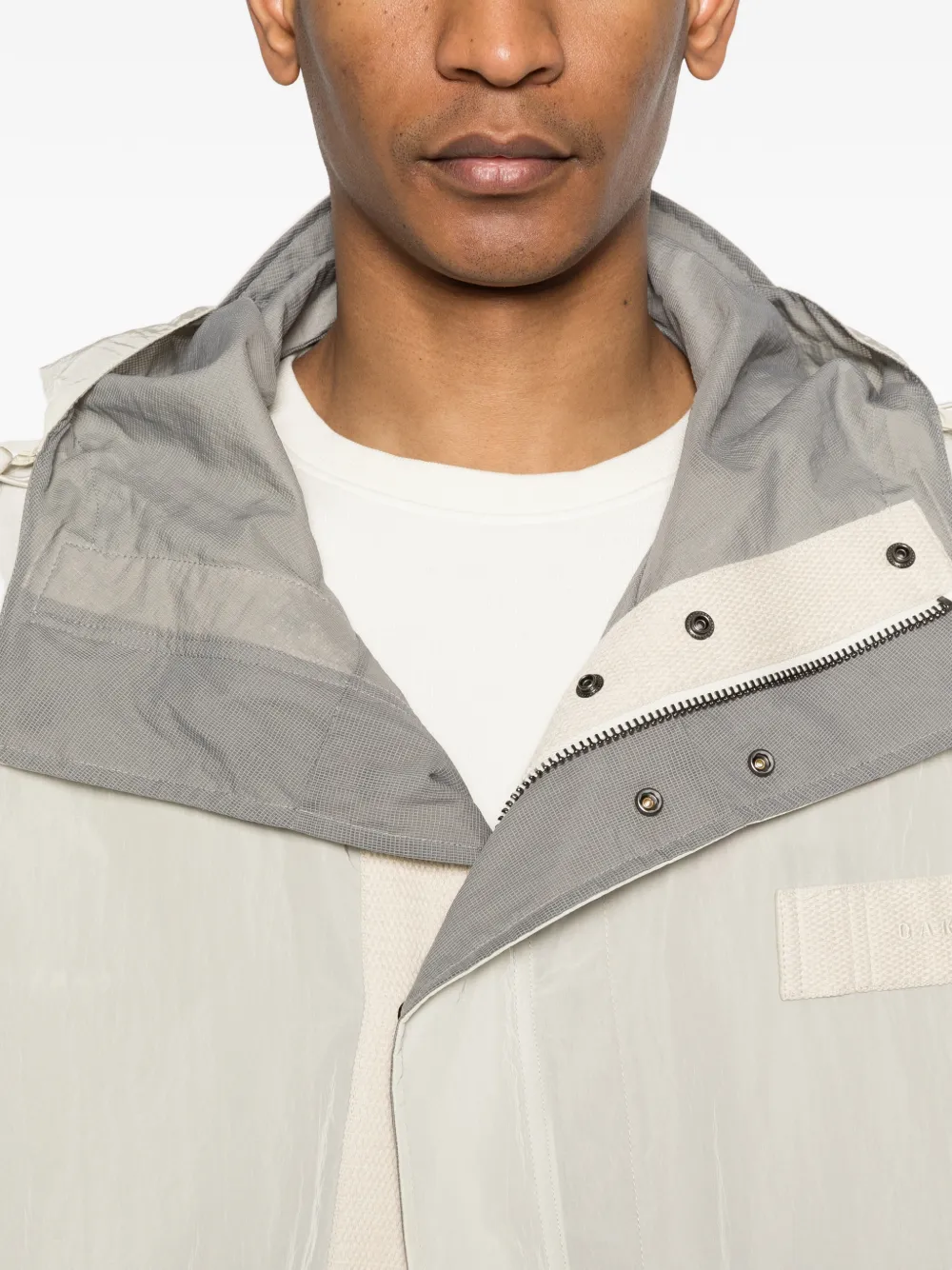 Oakley Omkeerbaar jack met capuchon en zakken Beige