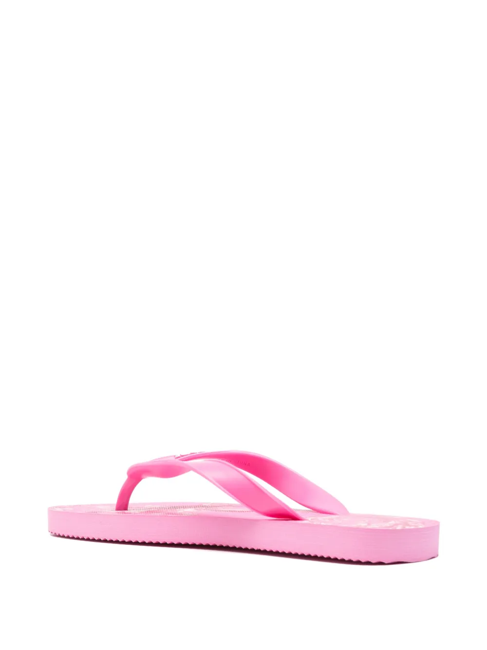 Versace Jeans Couture Teenslippers met bloemenprint Roze