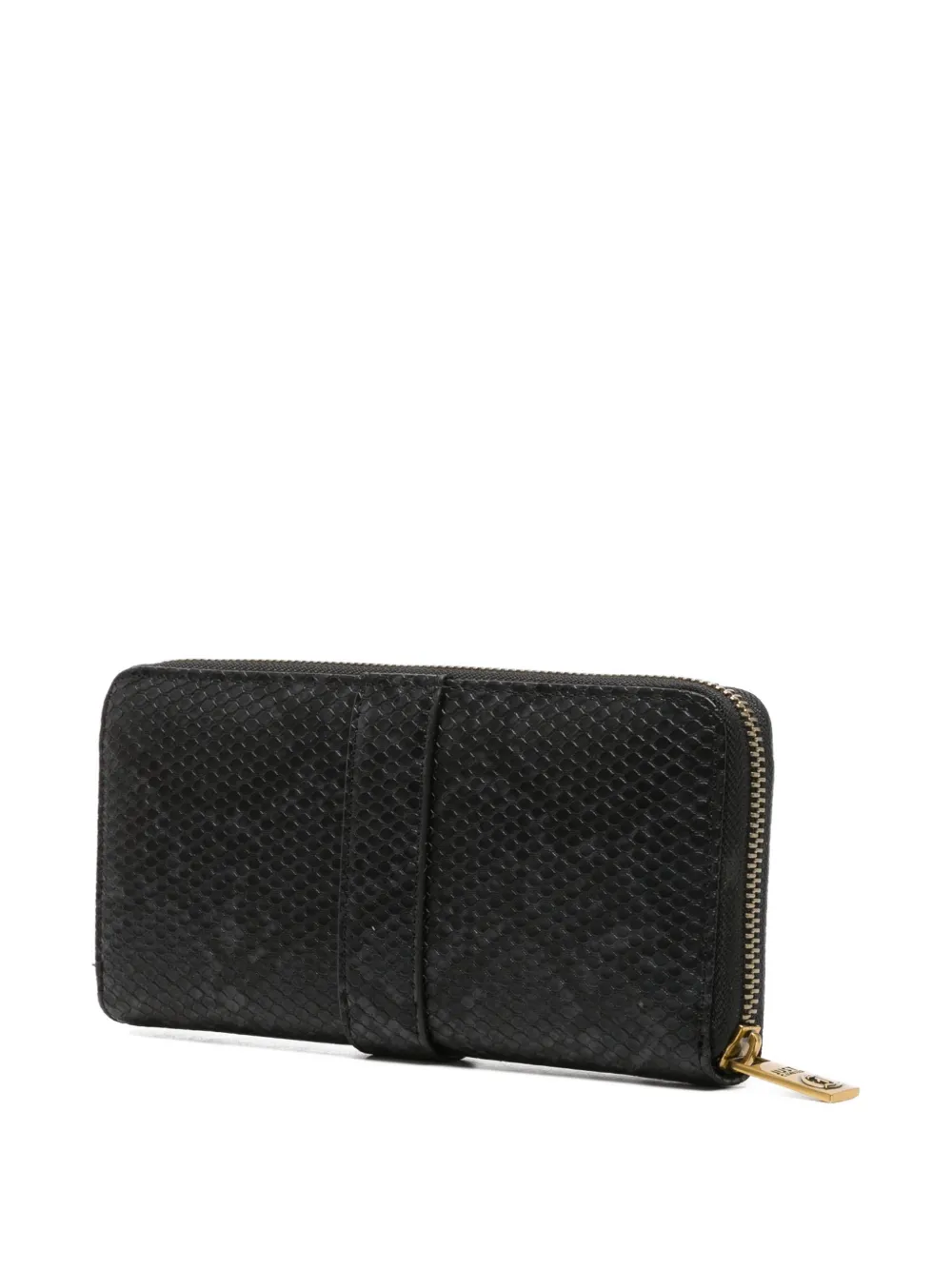  Just Cavalli Reptile-effect Wallet - Black 